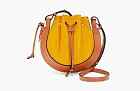 Loewe Napa Calf Leather Shoulder Bag Yellow/Tan