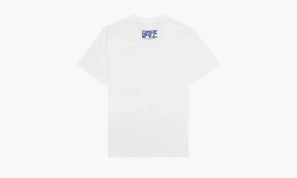 Bape Logo Monogram Tee White/Navy 