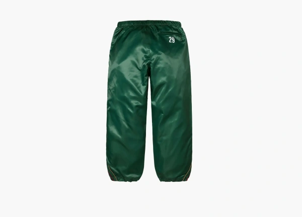 Supreme Satin Track Pant Green 