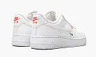Air Force 1 LO '07 MNS WMNS Mini Swooshes - Summit White / Solar Red
