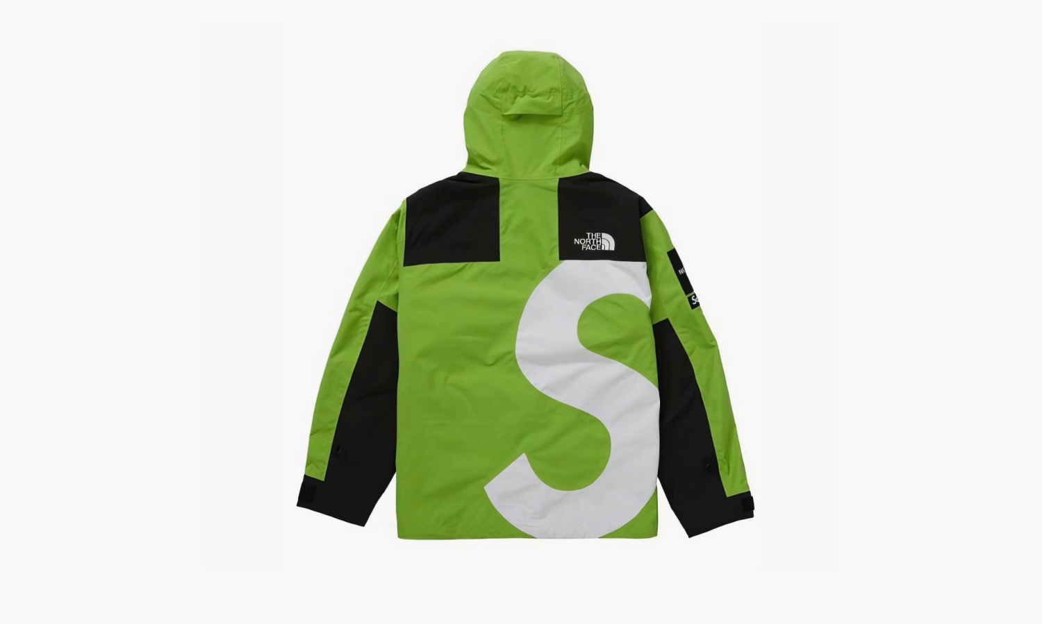 фото Supreme x TNF S Logo Mountain Jacket "Lime" (Куртки)-NF0A5EHK0P7