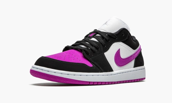 Air Jordan 1 Low WMNS Black / Cactus Flower 