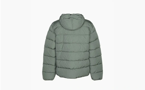C.P. Company Quilted Jacket With Hood Grey 
