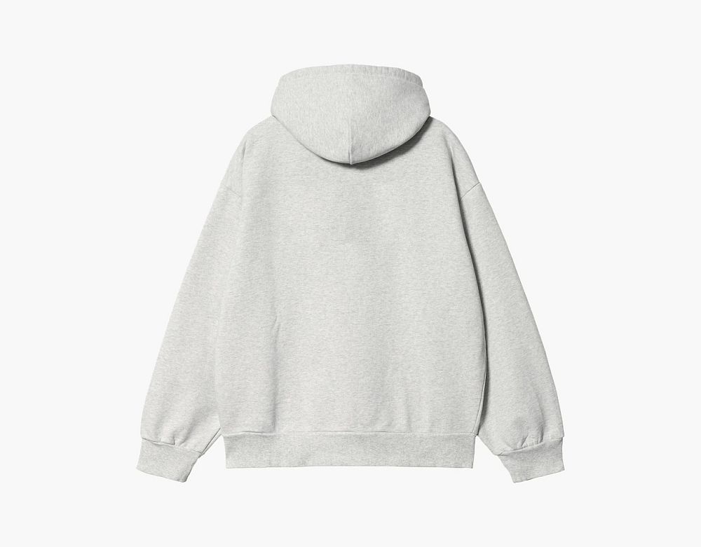 Carhartt WIP Hooded Carhartt Sweatshirt Grey Heather