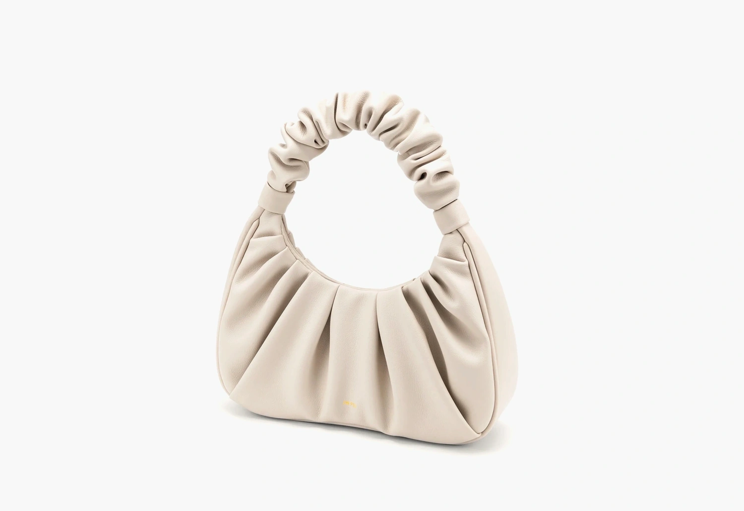 JW PEI Gabbi Ruched Hobo Handbag Ivory 