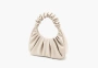 JW PEI Gabbi Ruched Hobo Handbag Ivory 