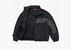 Supreme Curve Track Jacket  Black