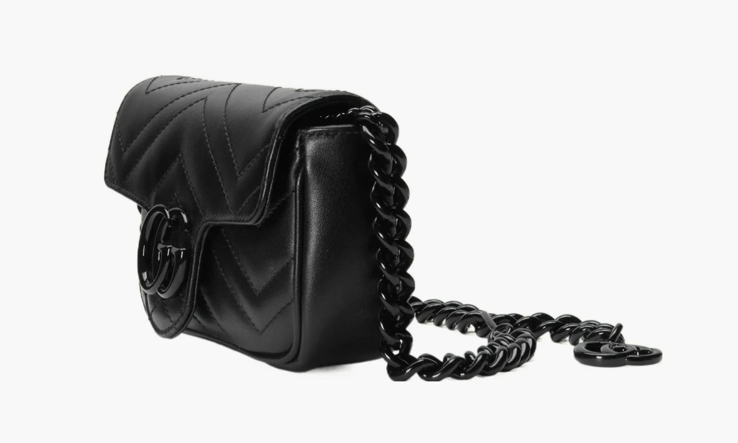 Gucci Gg Marmont Belt Bag Black 