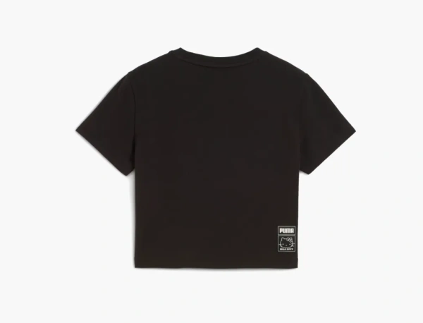 Puma x Hello Kitty and Friends Graphic Baby Tee Women Black  Puma x Hello Kitty and Friends Graphic Baby Tee Women Black