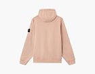 Stone Island Organic Cotton Fleece Hooded Sweatshirt Plaster Pink