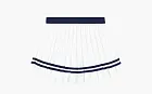 Sporty & Rich Logo-print Pleated Skirt White