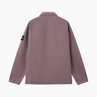 Stone Island Light Bull Denim-TC Overshirt Purple Grey