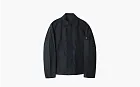 Stone Island Ghost Logo Appliquéd Cotton Overshirt Men Black