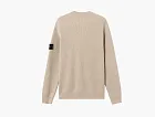 Stone Island Ribbed Soft Organic Cotton Crewneck Jumper Desert