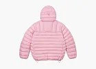 Supreme Micro Down Half Zip Hooded Pullover Light Pink