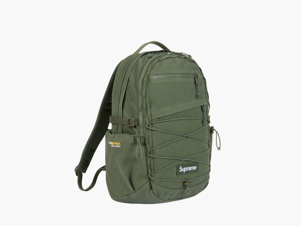 Supreme Logo Backpack (SS25) Olive 