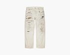 Supreme x MM6 Maison Margiela Distressed Loose Fit Selvedge Jeans White