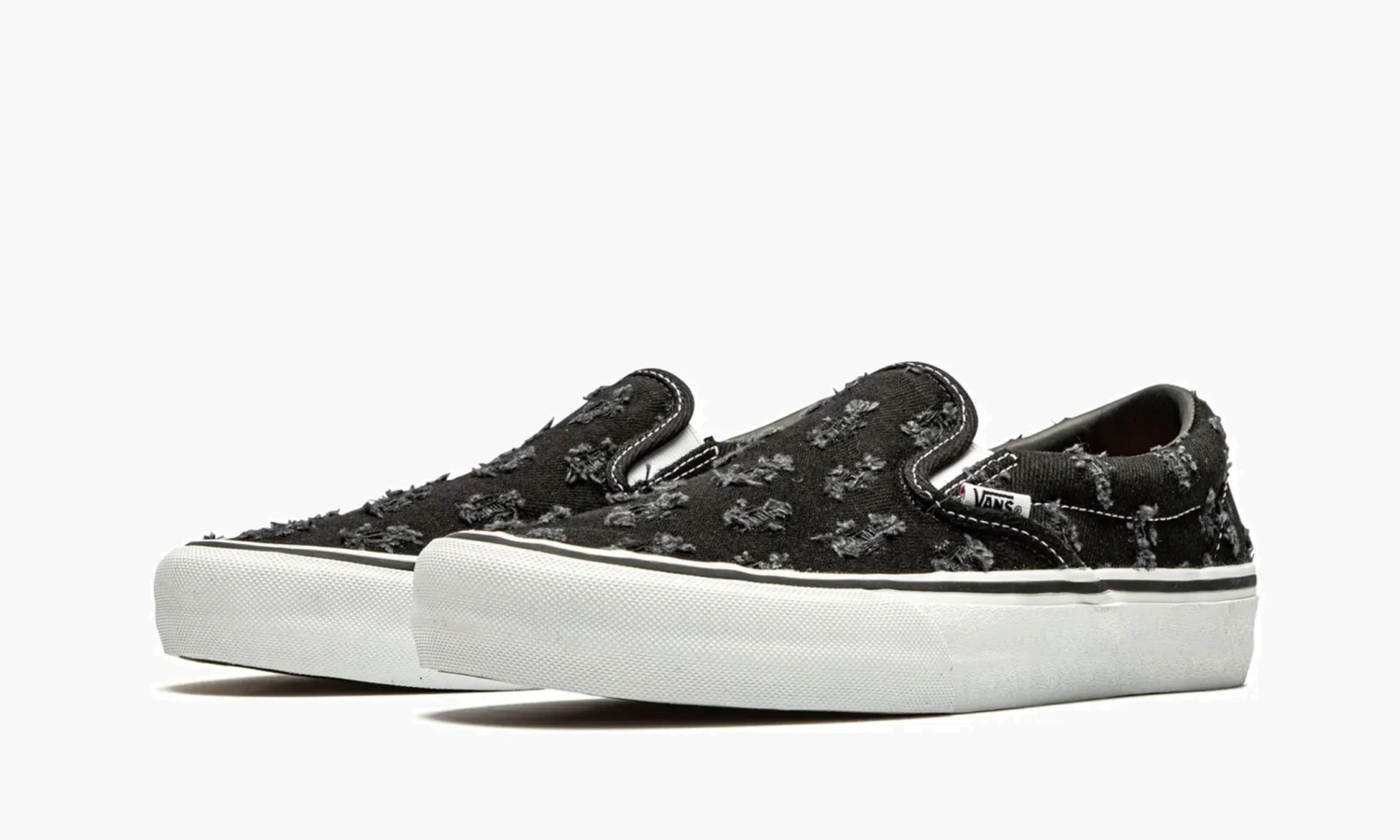 Vans Slip-on Pro Supreme - Black Hole Punch Denim 