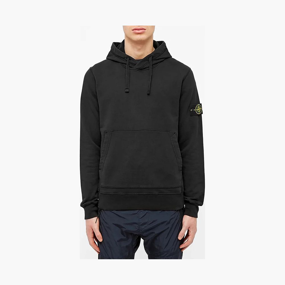 Stone Island Hooded Sweatshirt Black