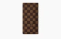  Louis Vuitton x Nigo Brazza Logo Graphic Print Plaid Damier Phriendship Coated Canvas Wallet Brown 