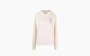 Sporty & Rich Logo cotton hoodie Beige 