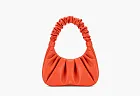 JW PEI Gabbi Ruched Hobo Handbag Scarlet