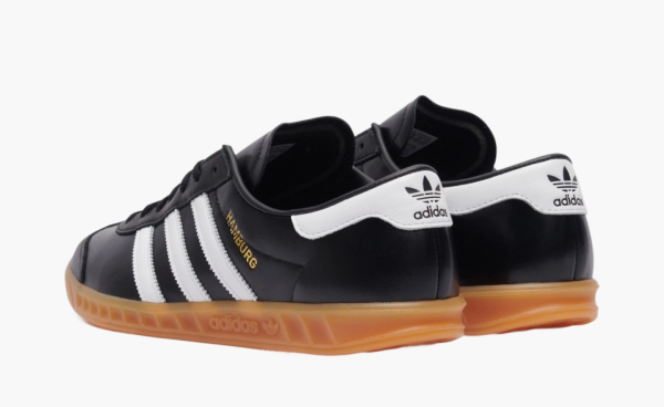 Adidas Hamburg Black White Gum 