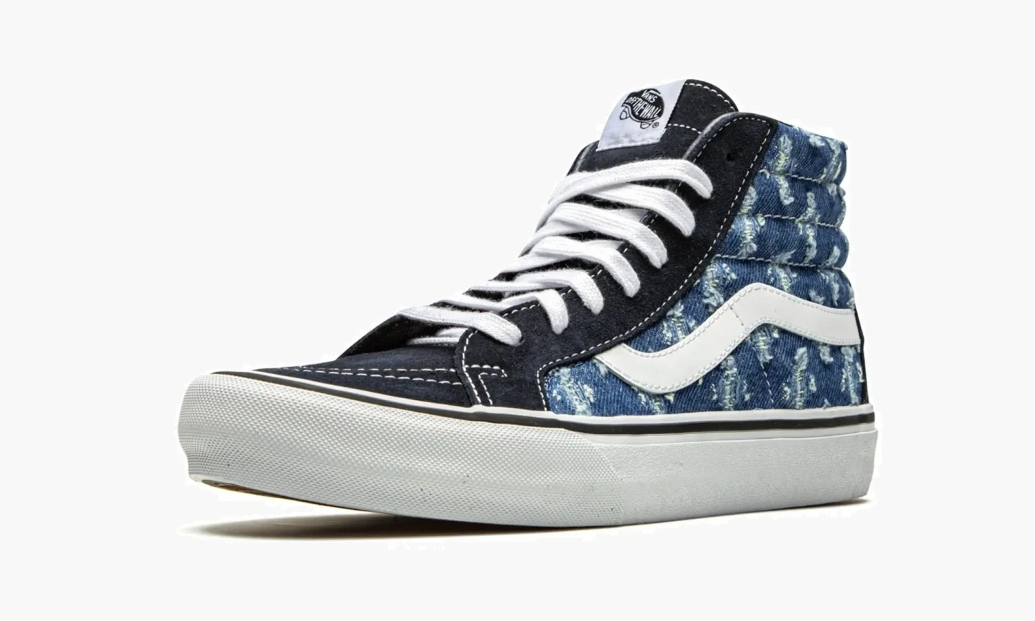 Vans Sk8-hi Supreme Hole Punch Denim - Blue 