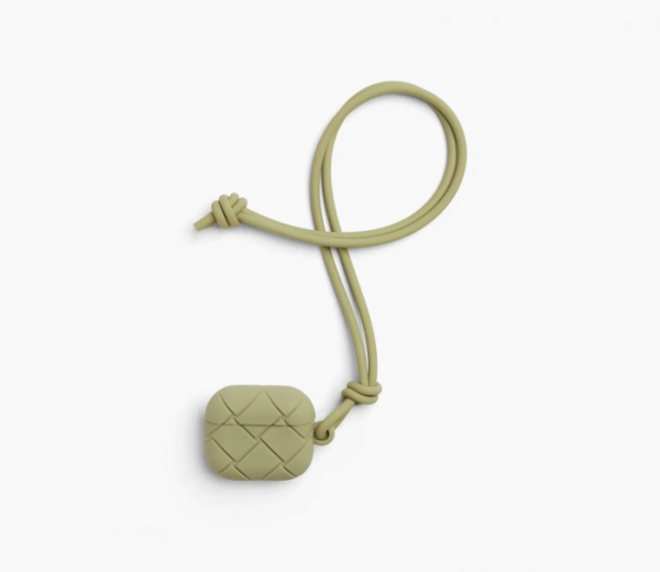 Bottega Veneta AirPods Case Travertine  Bottega Veneta AirPods Case Travertine