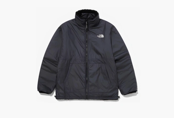 The North Face Reversible Fleece Jacket Black  The North Face Reversible Fleece Jacket Black