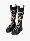 Rick Owens x Dr. Martens 1B60 Quad Sole Pentalace Boots Black