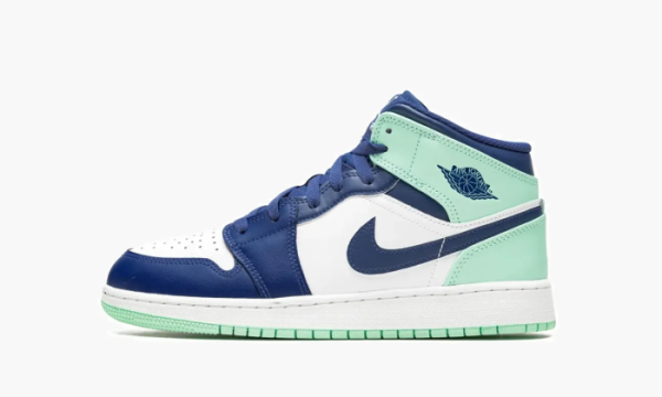 Air Jordan 1 Mid GS Blue Mint 