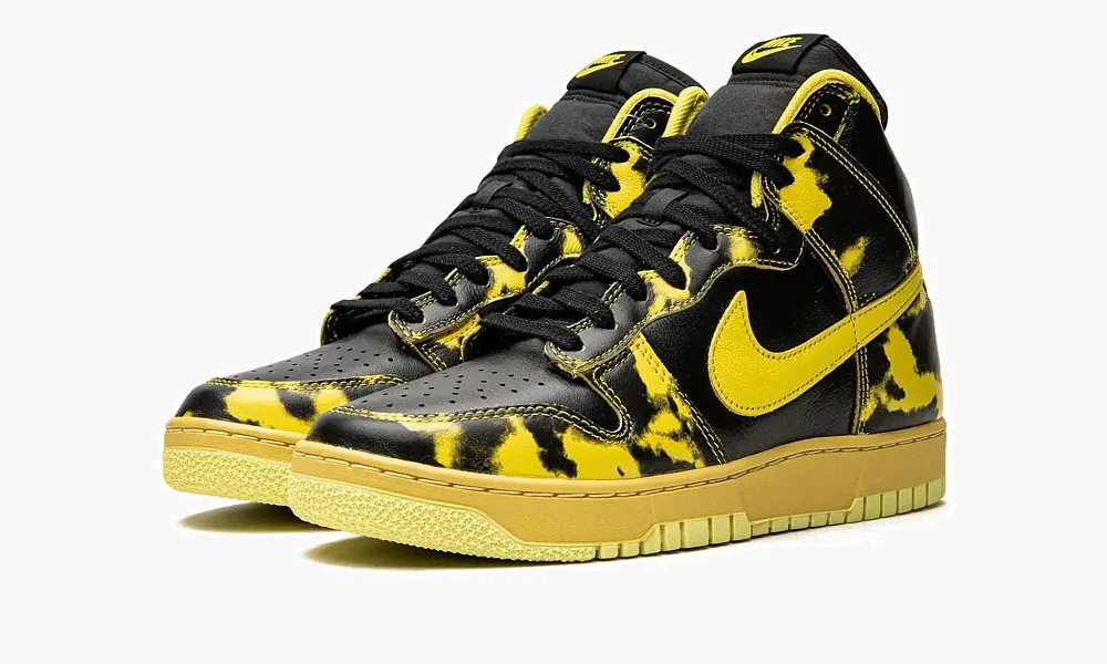 Nike Dunk High 1985 Yellow Acid Wash