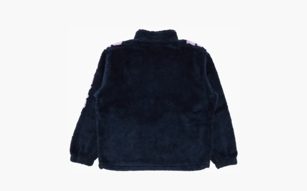 Supreme Shoulder Logo Fleece Jacket Navy  Supreme Shoulder Logo Fleece Jacket Navy