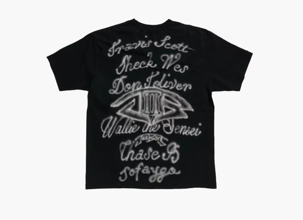 Travis Scott Pack B2 Jackboys 2 Cactus Jack Rap T-Shirt Black  Travis Scott Pack B2 Jackboys 2 Cactus Jack Rap T-Shirt Black