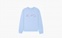 Sporty & Rich Wellness Cotton Sweatshirt "Blue" 