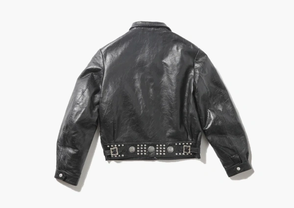 Enfants Riches Déprimés Studded Scorpio Rising Leather Jacket Black  Enfants Riches Déprimés Studded Scorpio Rising Leather Jacket Black