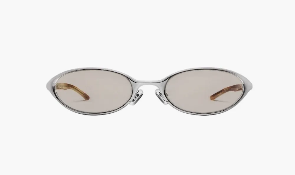 Gentle Monster Moody 02(BR) Sunglasses Silver / Brown