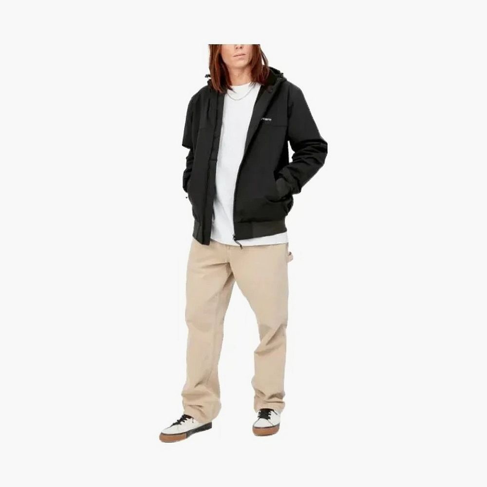 Carhartt WIP FW22 Hooded Sail Jacket - Black Logo