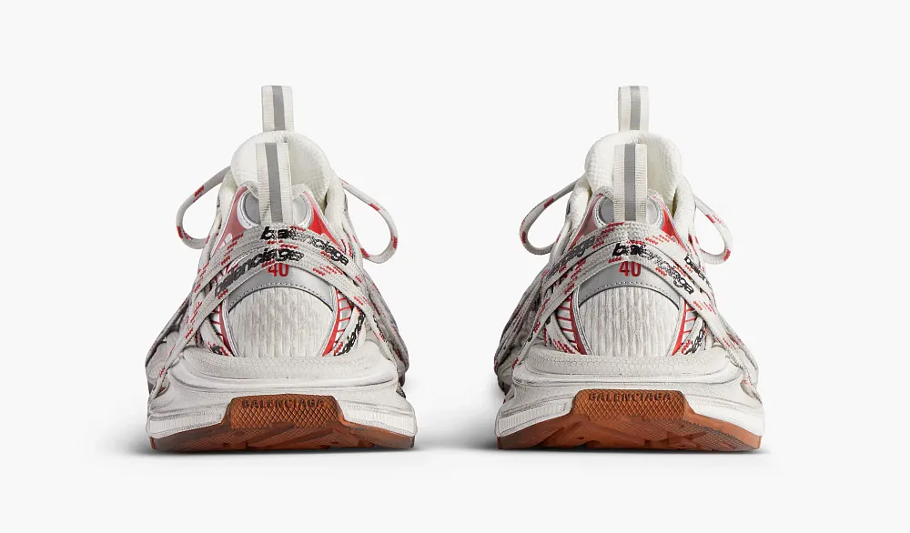 Balenciaga 3XL Extreme Laces Logo Beige/Grey