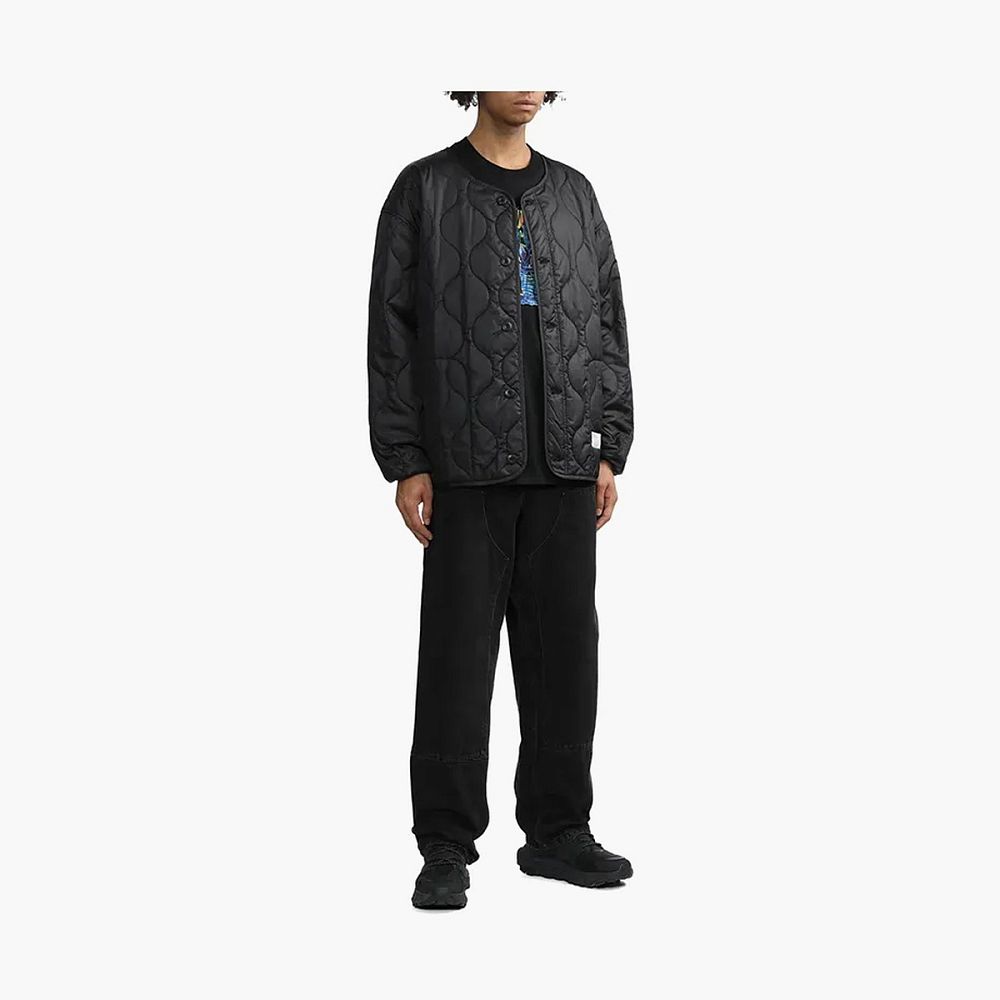 Carhartt WIP Quilted Liner Jacket Black Collarless