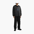 Carhartt WIP Quilted Liner Jacket Black Collarless