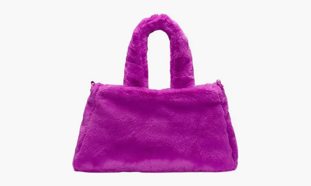 Nike Faux Fur Tote Bag Vivid Purple