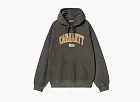 Carhartt WIP Hooded Library Sweatshirt Black Garment Dyed