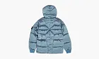 Stone Island Hooded Down Jacket Mid Blue