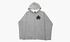Chrome Hearts Zip Up Hoodie Grey