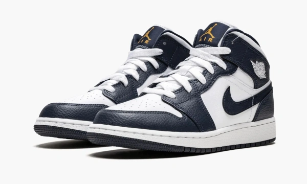 Air Jordan 1 Mid GS Obsidian 