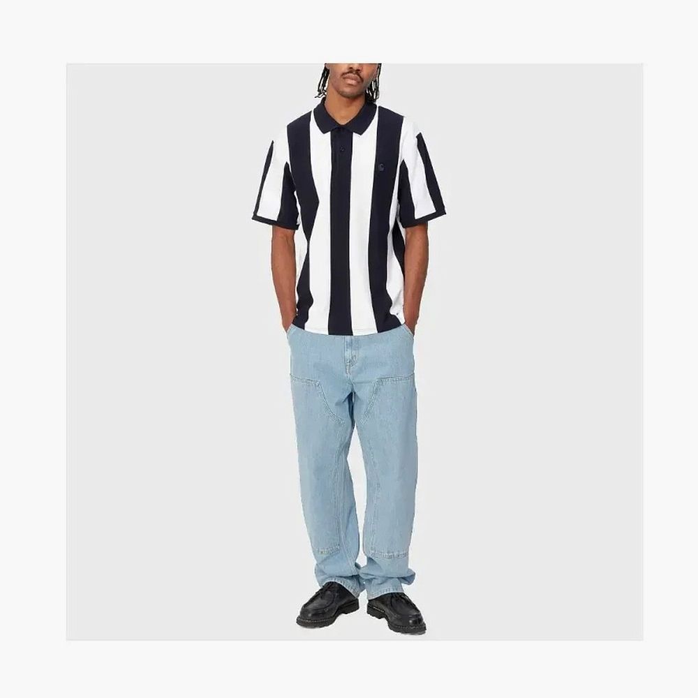 Carhartt WIP Double Knee Pant Light Blue Denim