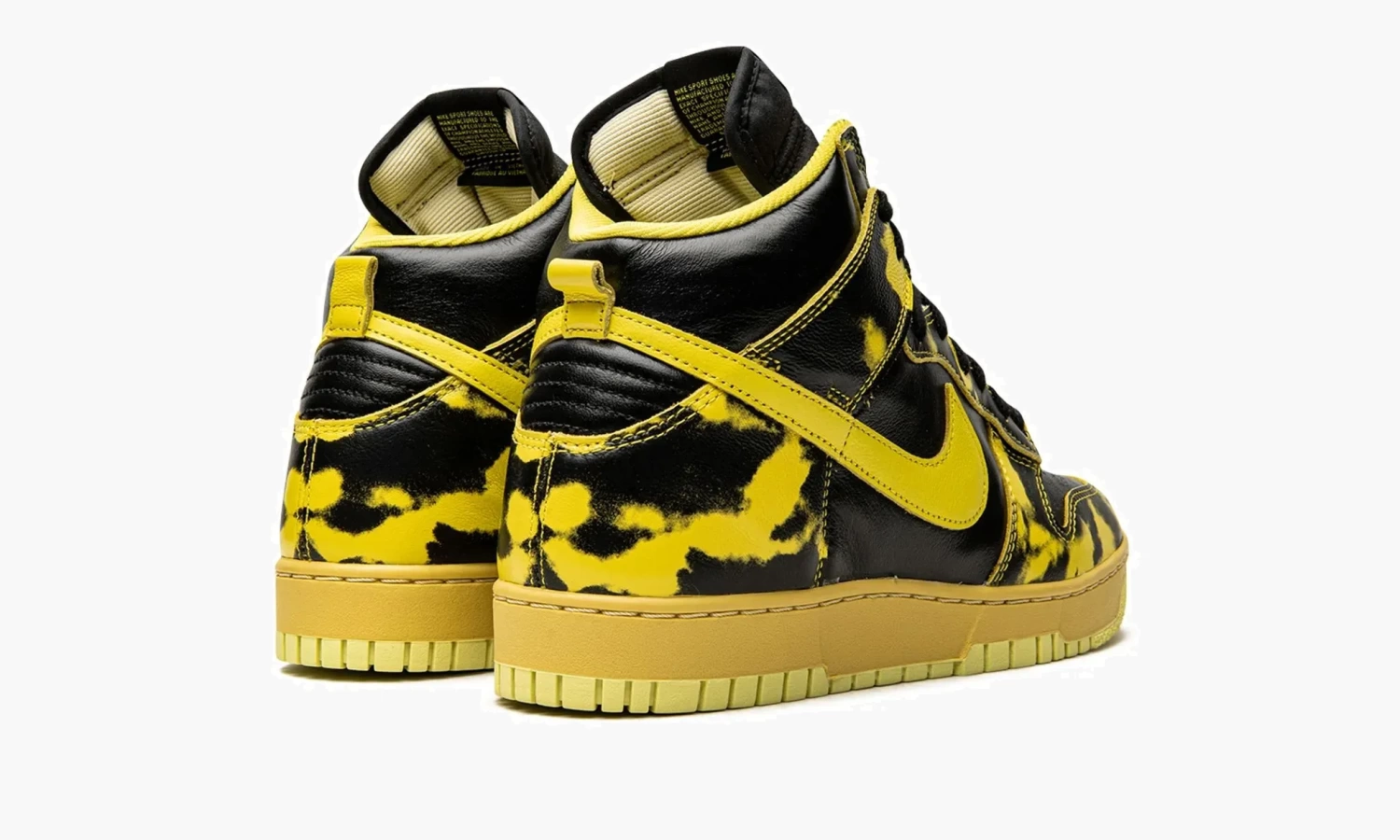 Nike Dunk High 1985 "Yellow Acid Wash" 