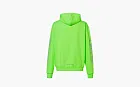 Chrome Hearts Vertical Logo Hooded Sweatshirt Neon Green